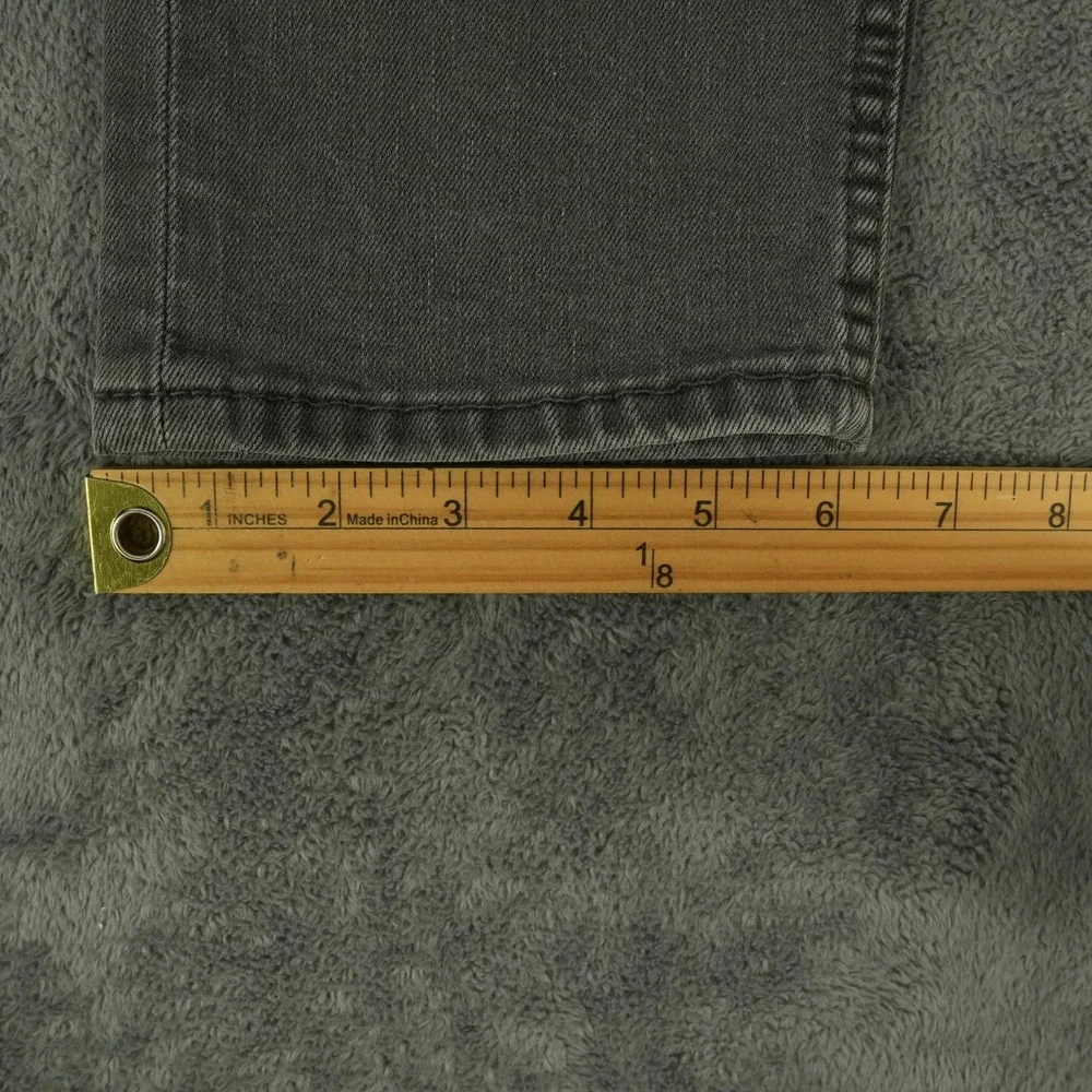 Levi's 512 Slim Taper Jeans Mens Fits 31x28.5 Gray Stretch Denim Pants